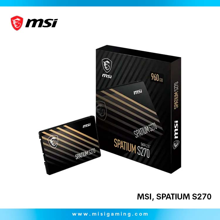 SSD, MSI, SPATIUM S270, SATA 480GB 500MB/S
