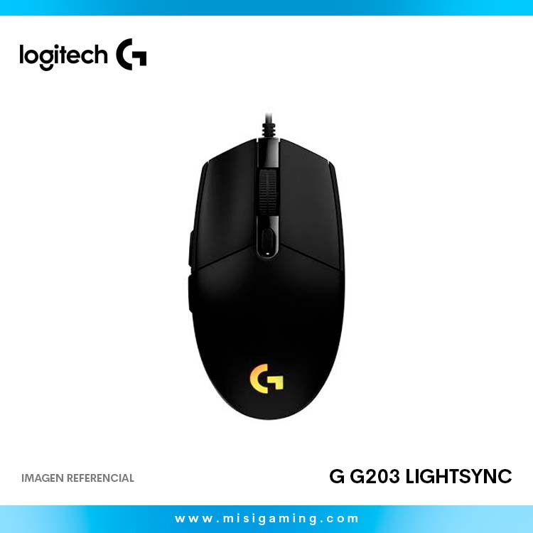 Mouse Logitech G G203 Lightsync 8000 Dpi Color Negro