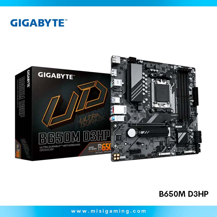 Motherboard Gigabyte B650M D3hp - AM5 - Ddr5 - Black