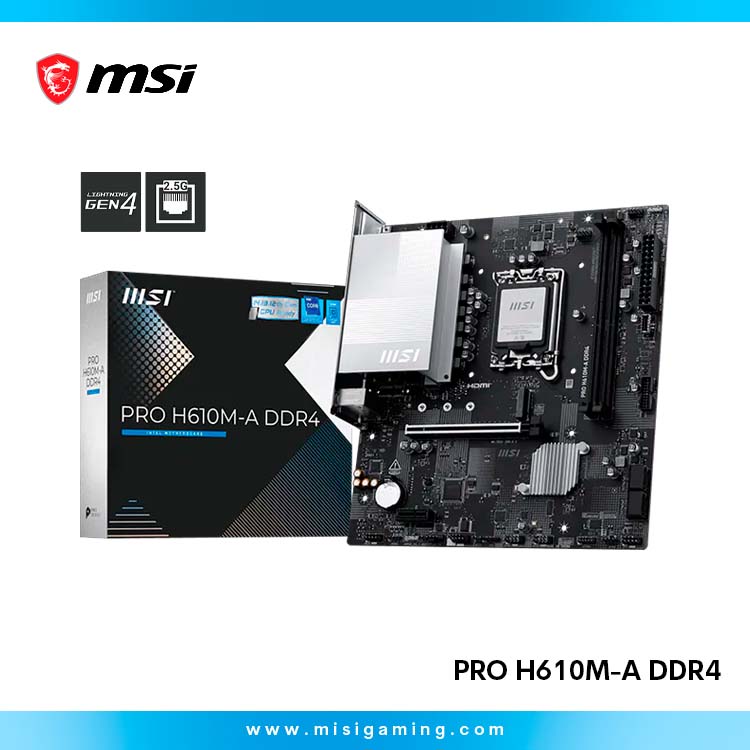 Motherboard Msi Pro H610M-A - Ddr4 - Lga 1700