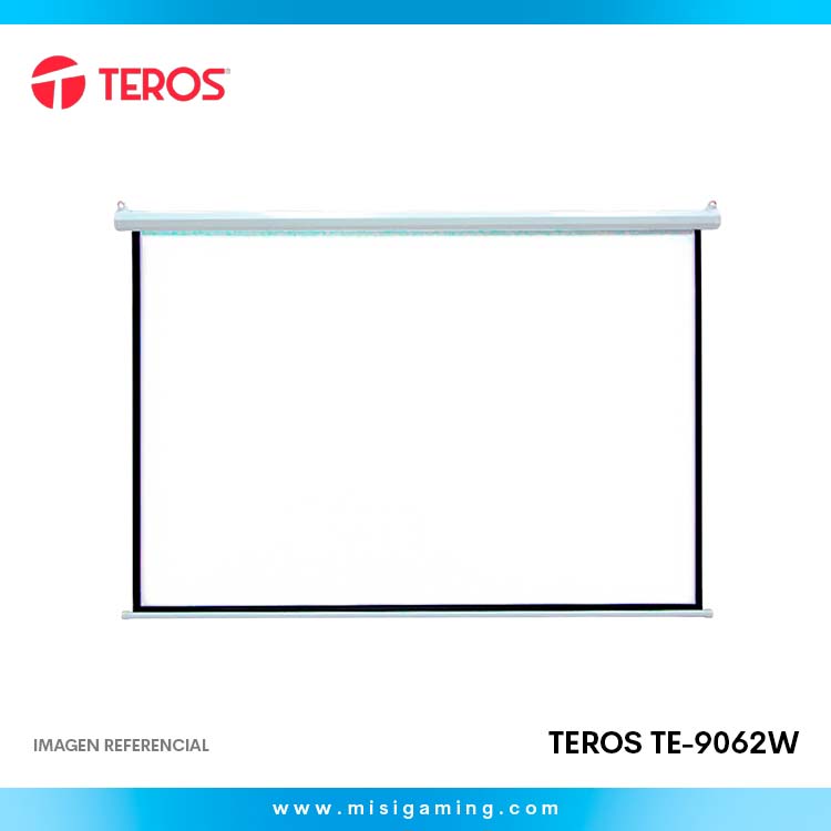 Ecran TEROS TE-9062W, 1.92 x 1.92 mts, 1:1, 107" blanco mate