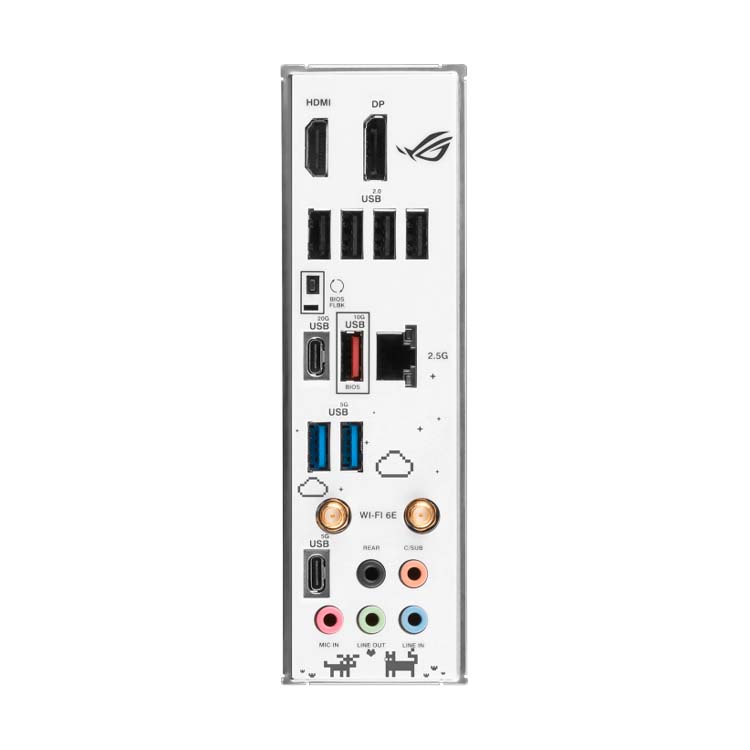 Motherboard Asus Rog Strix B760-A - WiFi6E - DDR5 - Lga 1700 - White